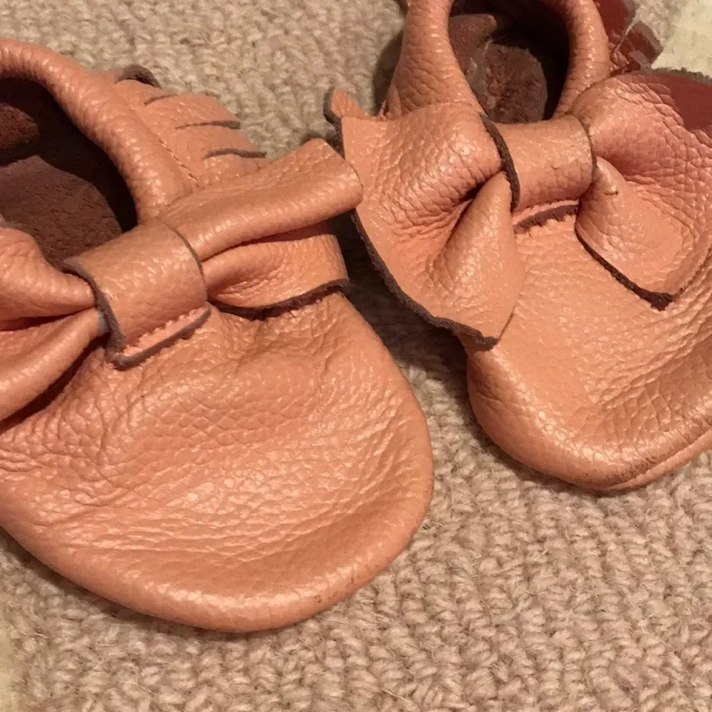 Pink moccasins